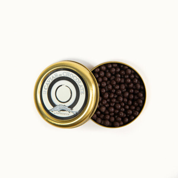 Lata de caviar de chocolate